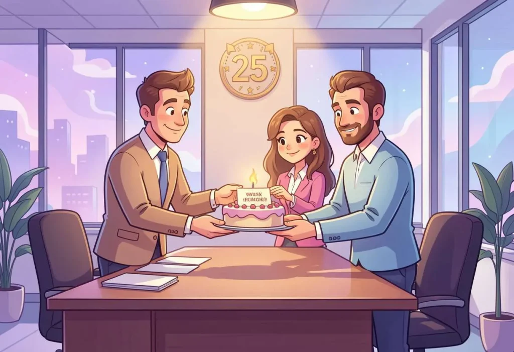 25 Year Work Anniversary Messages