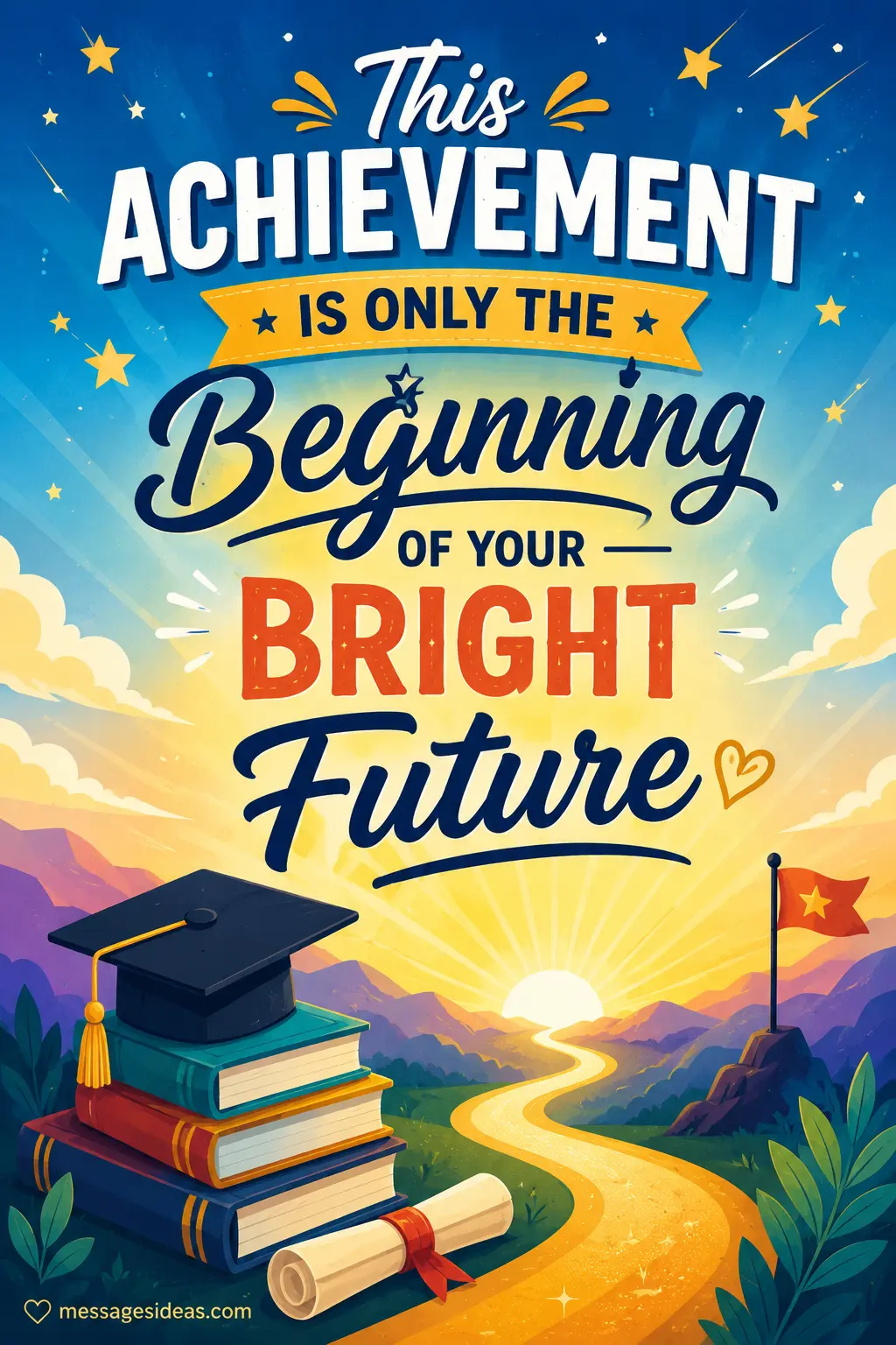 This achievement is only the beginning of your bright future