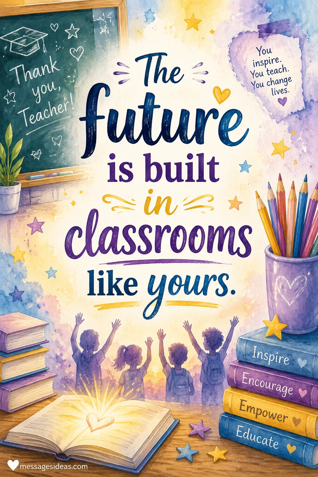 The future is built in classrooms like yours.
