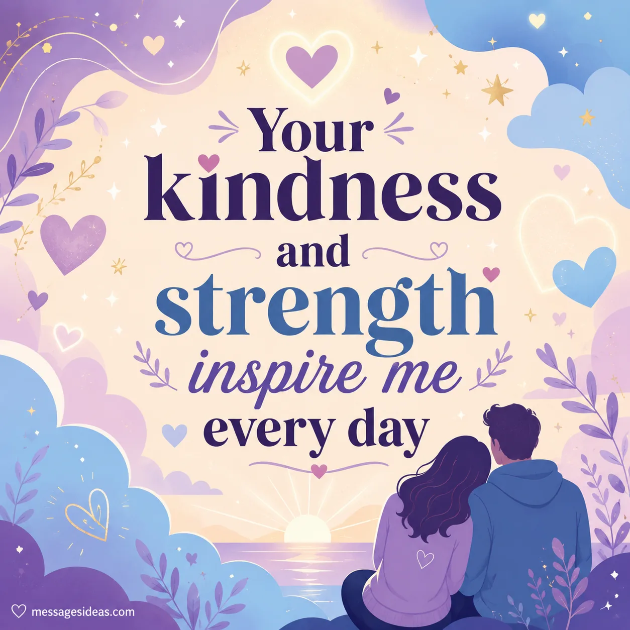 Your kindness and strength inspire me every day