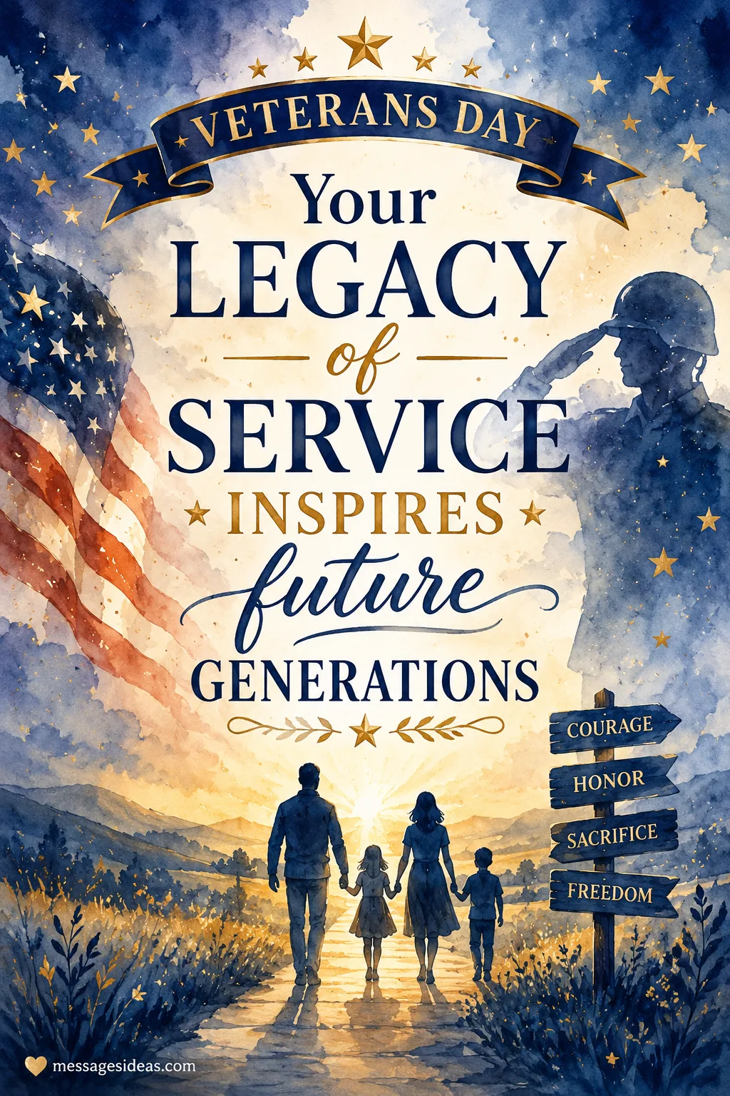 Your legacy of service inspires future generations