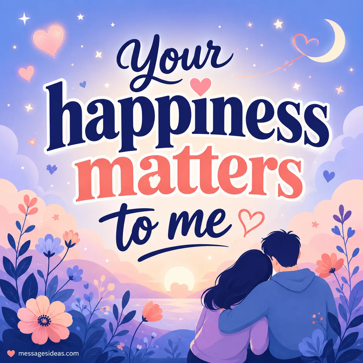 Your happiness matters to me