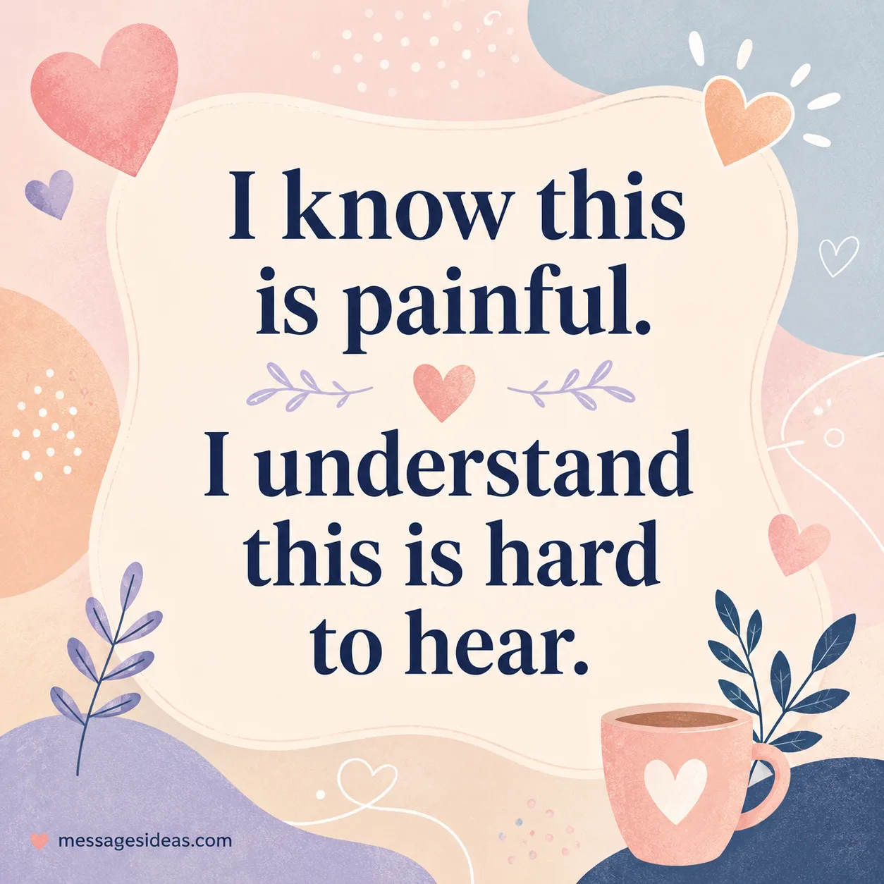 Acknowledging difficult feelings with kindness